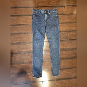 Express Dark Blue Women's Skinny Jeans